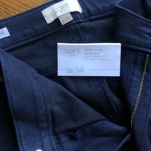 Loft navy jeggings